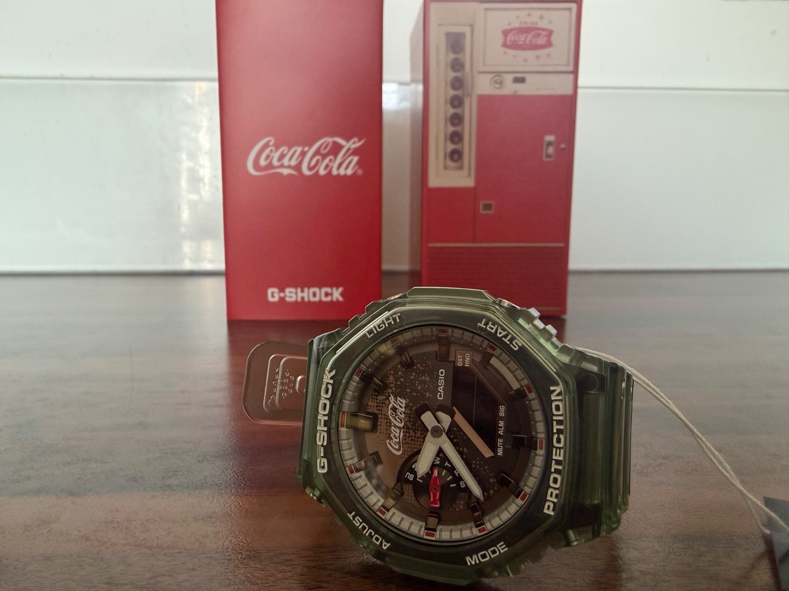 CASIO G-SHOCK x Coca-Cola GA-2100CC-3AJR. In Hand, With Box And Papers