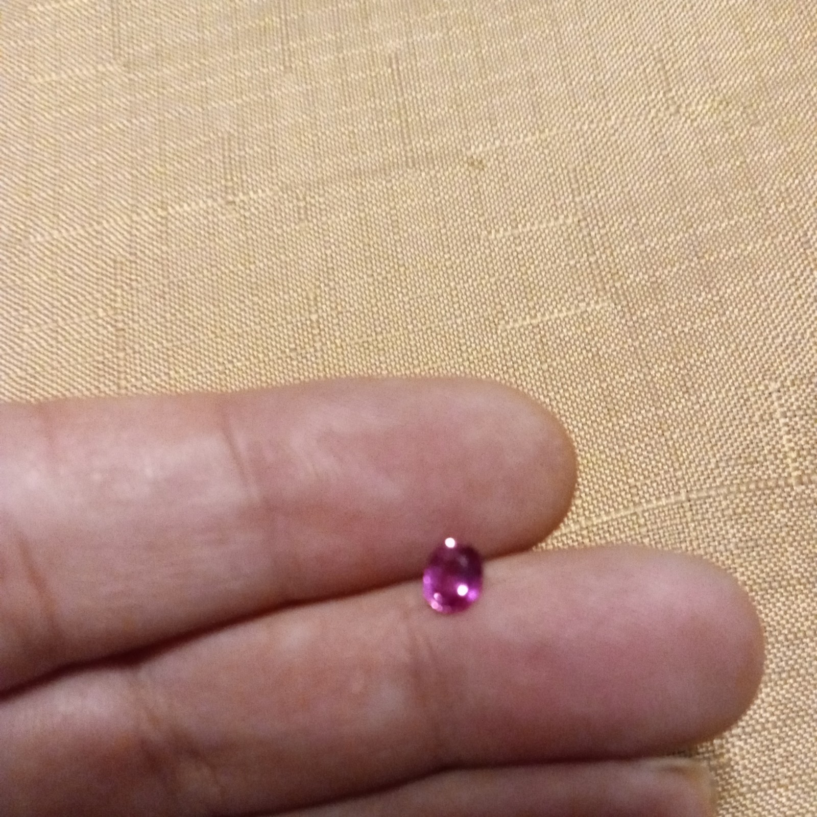 .57 ct natural purplish pink sapphire unheated oval shaped gorgeous 😍