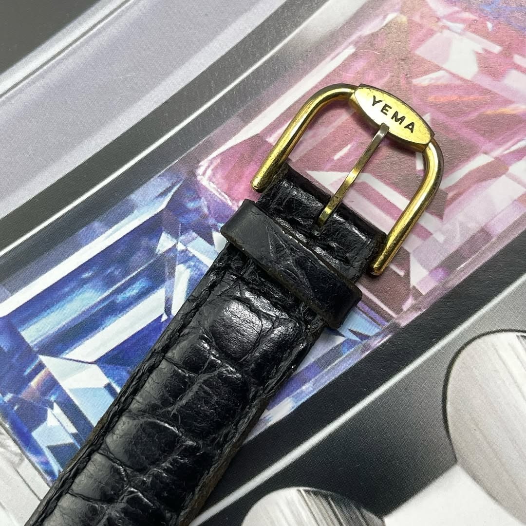 Rare YEMA Paris Dress Watch Unisex Dual Tone Roman Index Dress Watch Classic