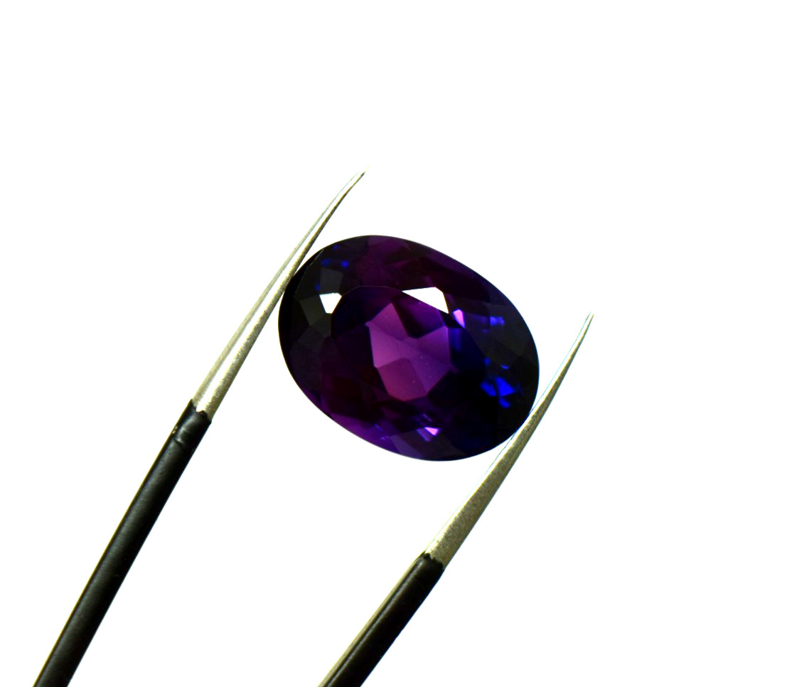 Natural Color Change Sapphire 18.65 Ct Apx. Blue Purple Sri Lanka Loose Gemstone