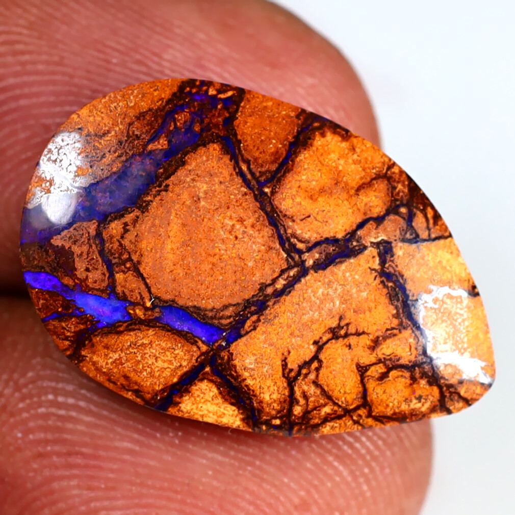 9.05 ct Romantic Fancy (22 x 14 mm) Multi Color Australian Koroit Boulder Opal
