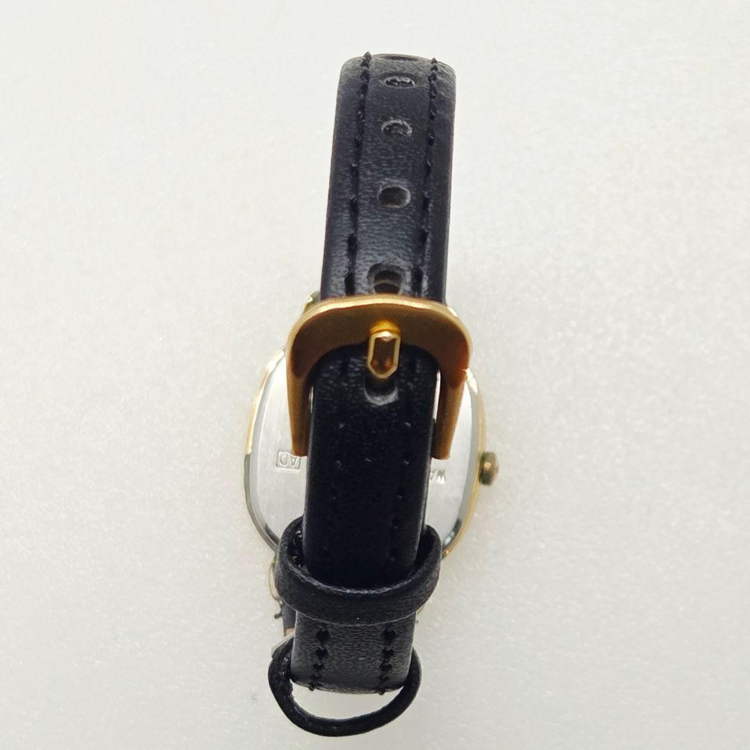 SEIKO 2P21-5340 Gold Oval Case, New Strap, New Battery