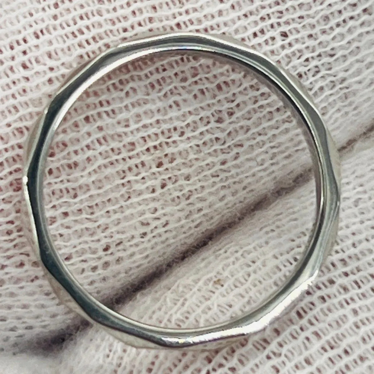 Boucheron Facette Ring Pt950 Platinum Silver Approx. US Size 3.25 (JP 5)