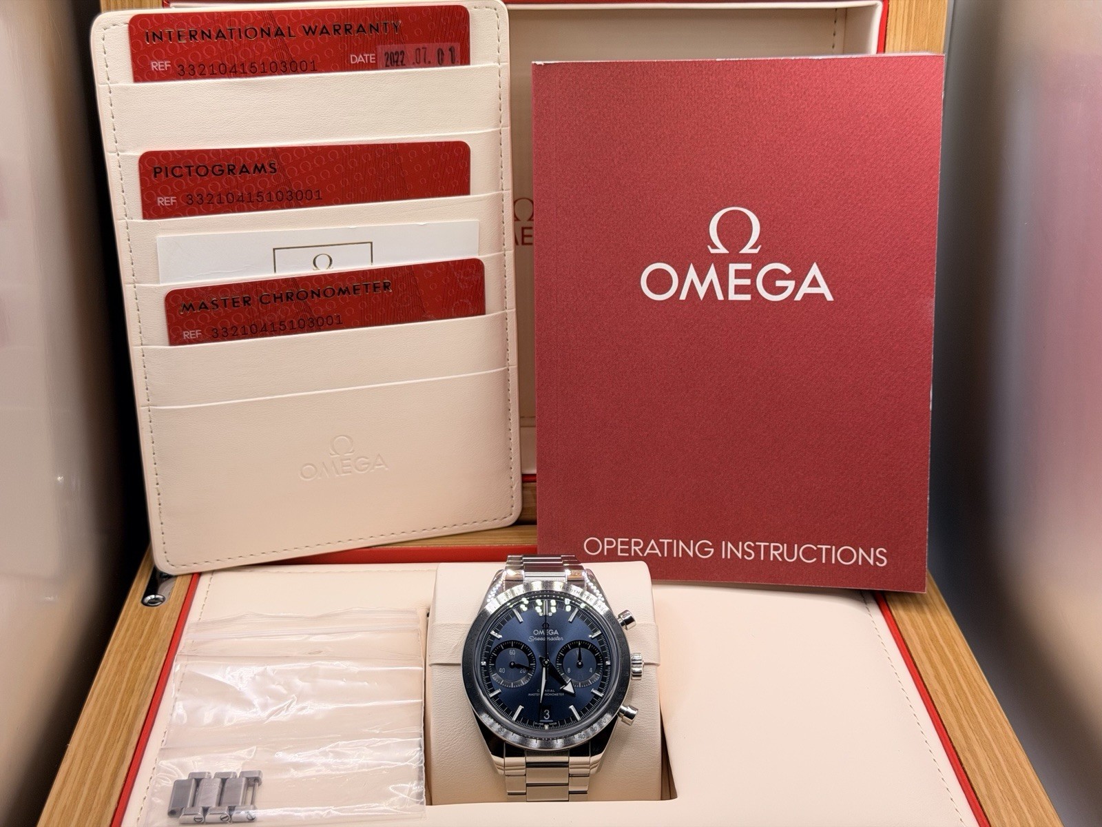 2022!OMEGA Speedmaster ’57 Ref 332.10.41.51.03.001 Full Set Excellent Condition