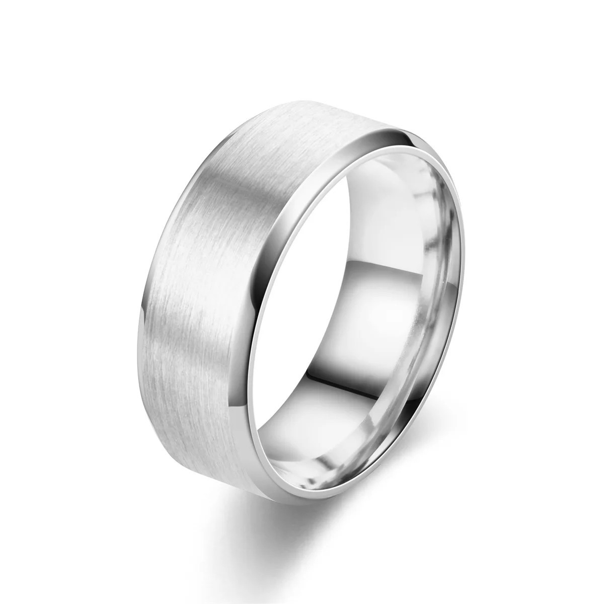 Tungsten Carbide Wedding Band Ring Brushed Silver Mens Jewelry Size 5-17 + Half