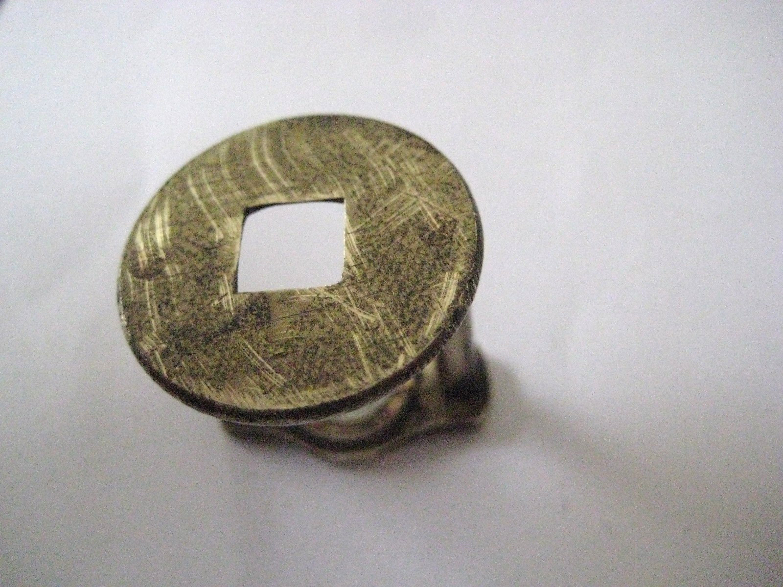 Antique Unkown Very Unusual Small Brass Jewelers Loupe Good Condition