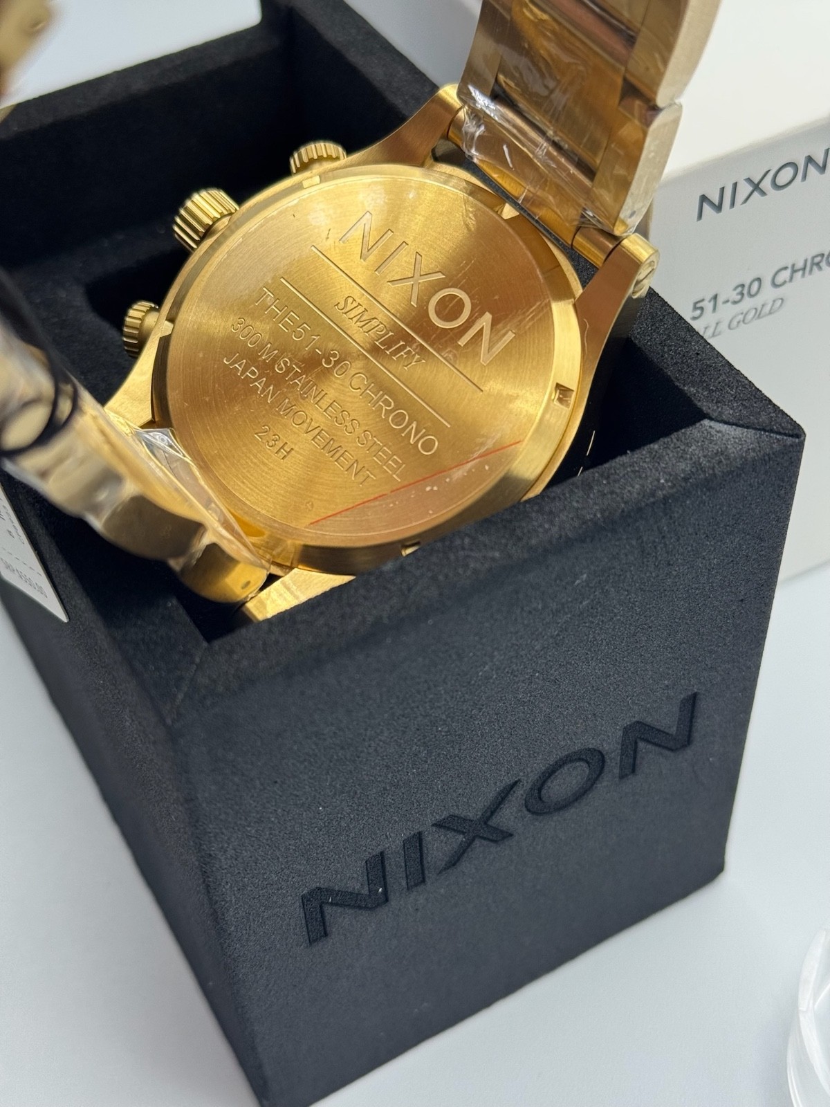 NIXON 51-30 Chrono Gold-Tone Chronograph Men’s Watch A083-502