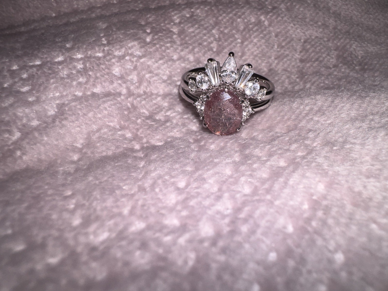 Bomb Party RBP8365 “It Was All A Dream” LC Peach Ice Crystal, Size 9