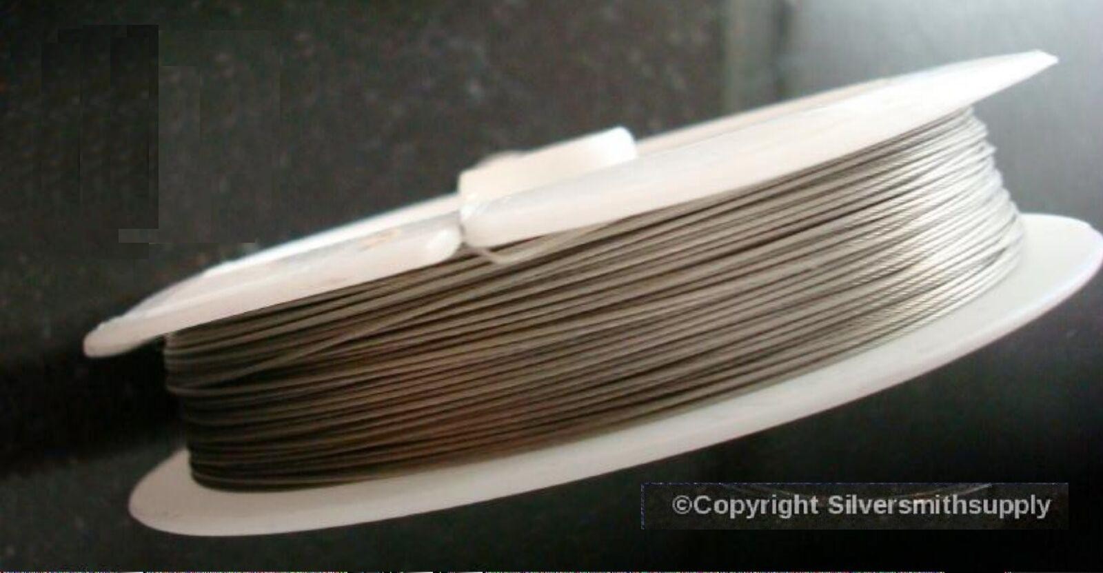 Tiger tail beading wire 280′ 70 meters .45mm .018″ 26 Stainless Steel TT127
