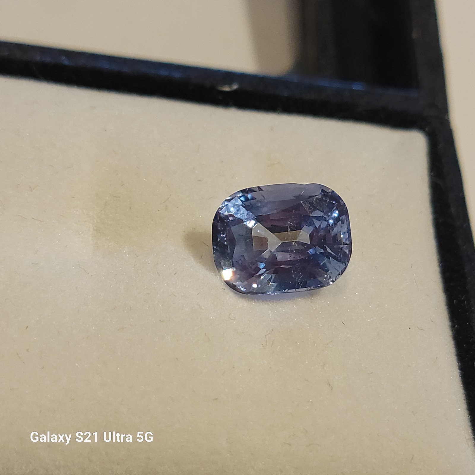 4.51 Carat Cut Unheated Blue Sapphire. Appraised by GIA Appr. NATURAL/BEAUTIFUL