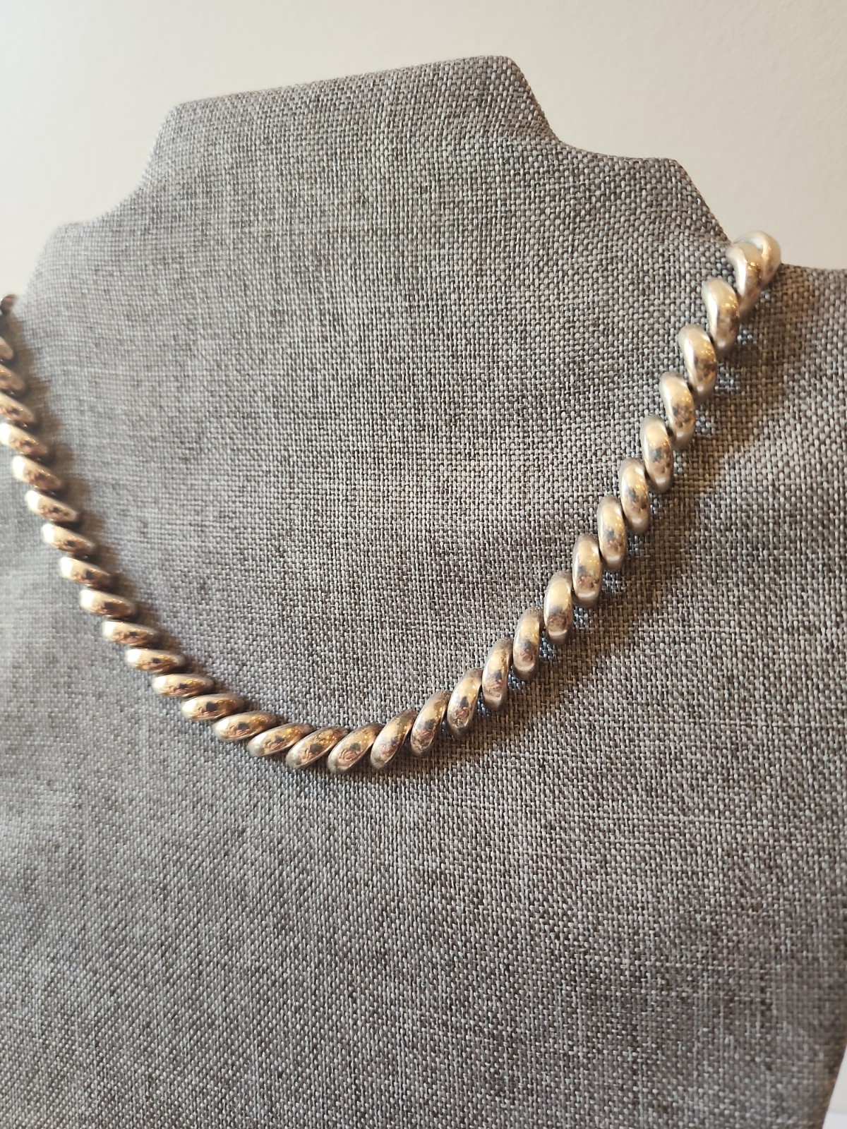 Vintage Italy Sterling San Marco necklace Chain 35 Grams Silver 925 Classic