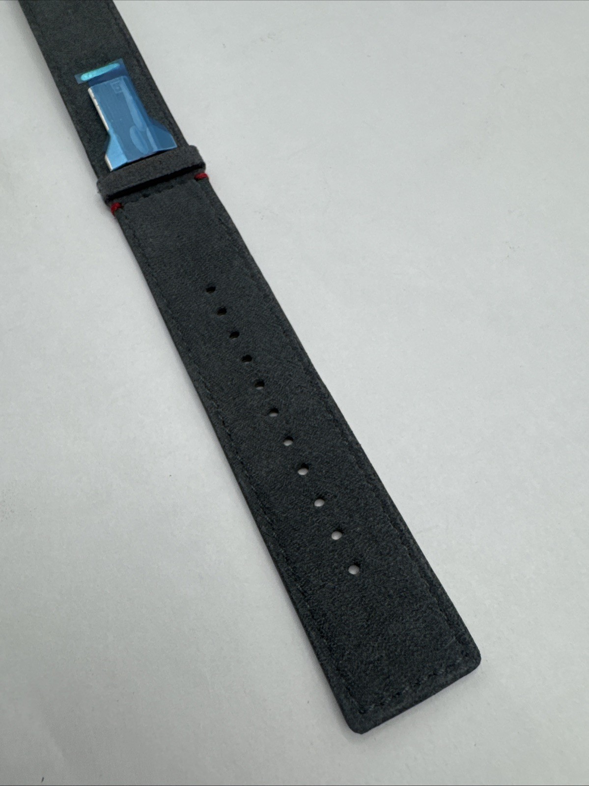 Klokers Quartz I/ KLINK-04-LC11 Mouse Gray Alcantara Straight Watch Strap