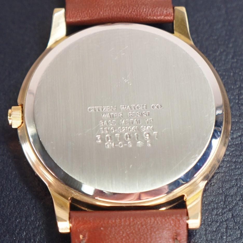 [Working, Excellent Condition] Citizen Men’s Watch, New Strap, Battery Repla