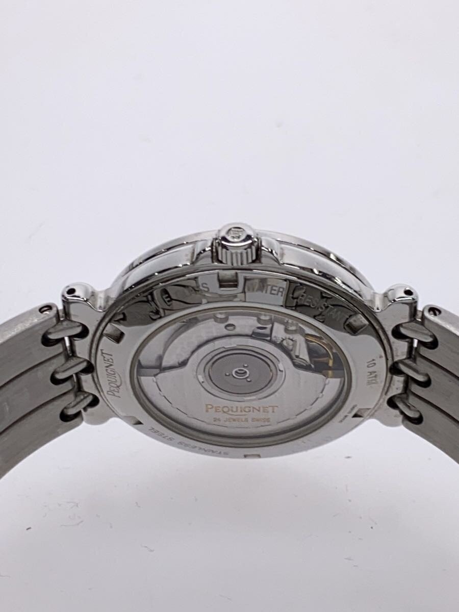 PEQUIGNET Automatic Black Dial Watch Near Mint JAPAN