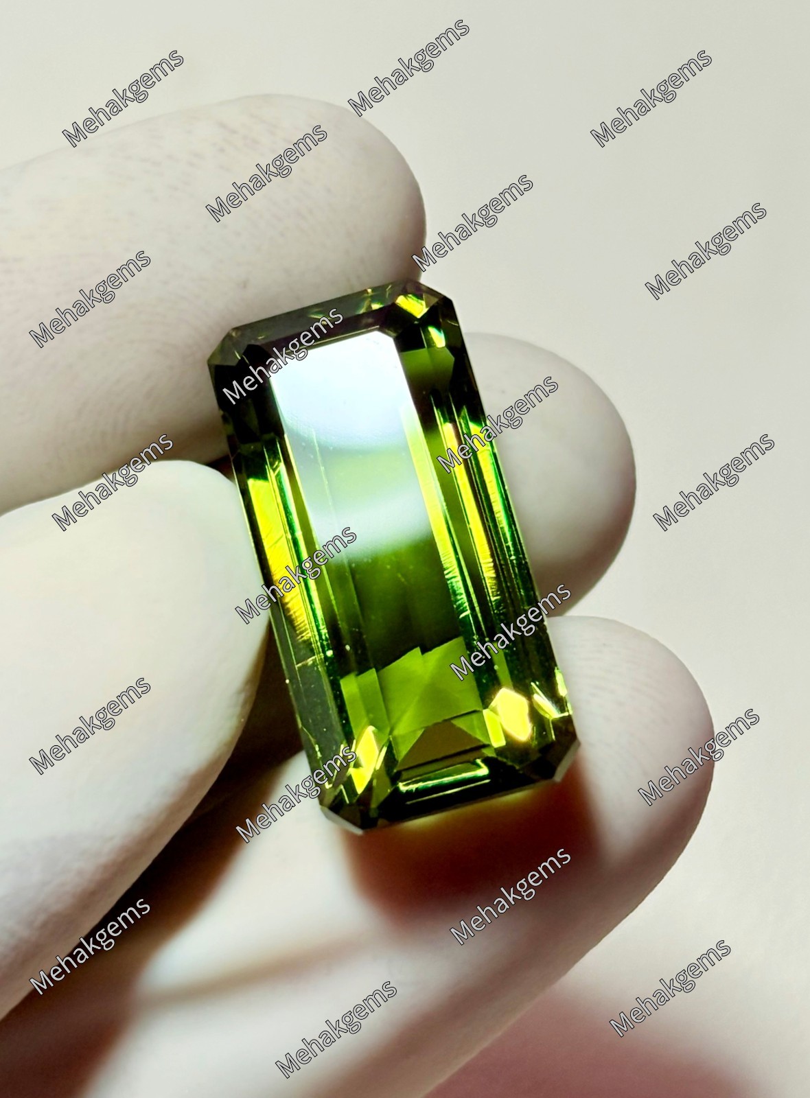 35 Carat Zultanite Gemstone, Rectangle Color Change Diaspore Pendant Stone