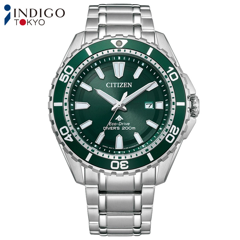 Citizen PROMASTER MARINE BN0199-53X Eco-Drive Diver’s 200m Green Dial 44.5mm