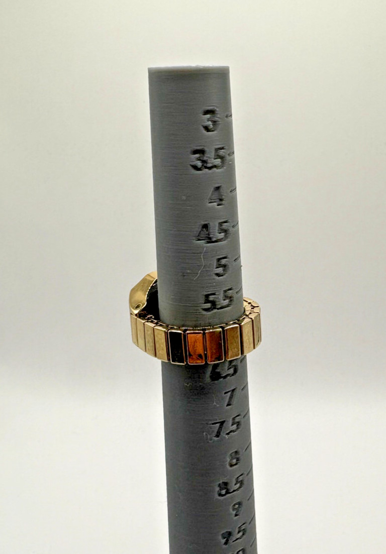 Fossil Harlow Watch Ring Cream Stainless Steel Women Watch Es5446