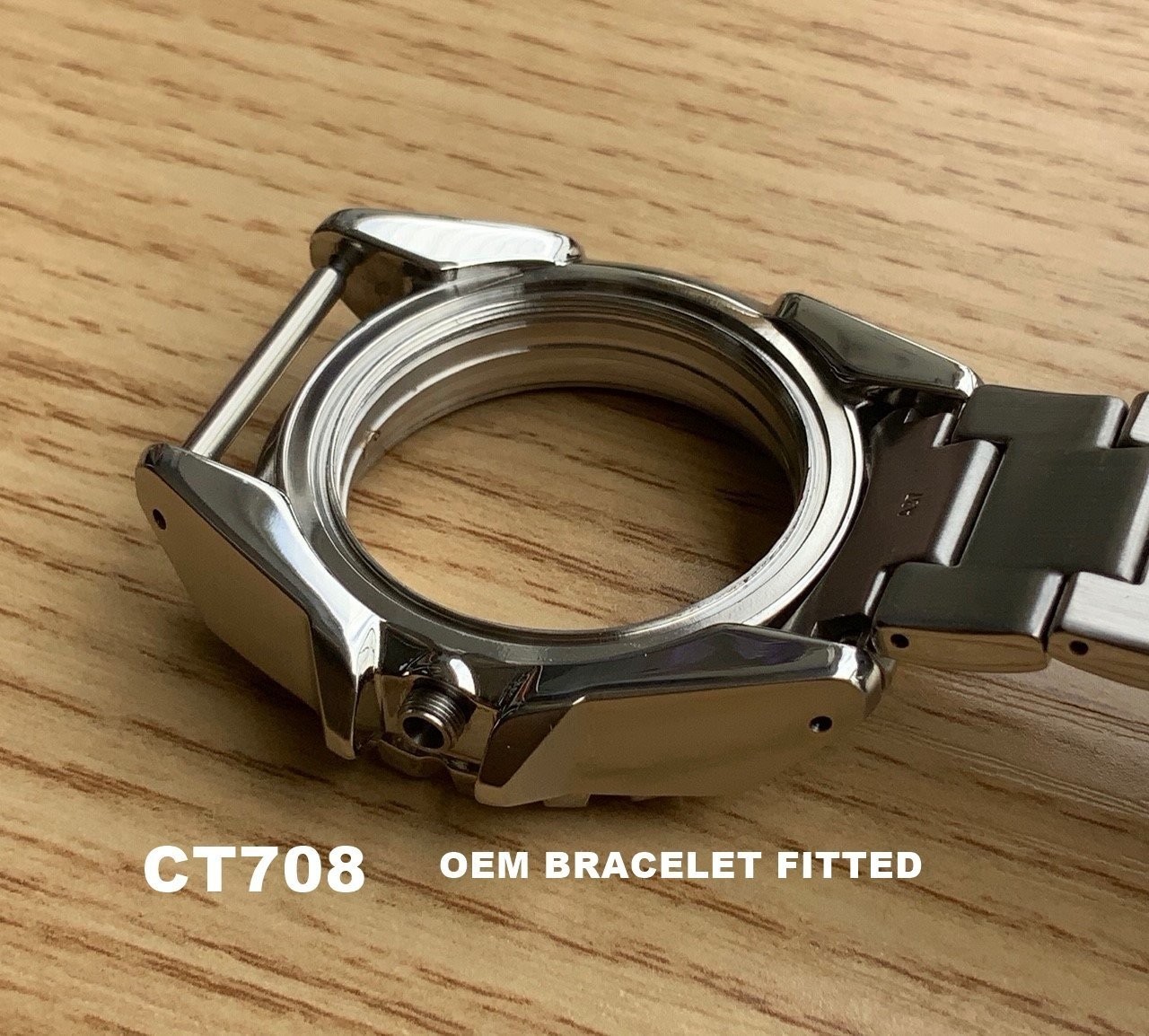 SKX007/SRPD Samurai Conversion Watch Case – CT708 Polished/Brushed