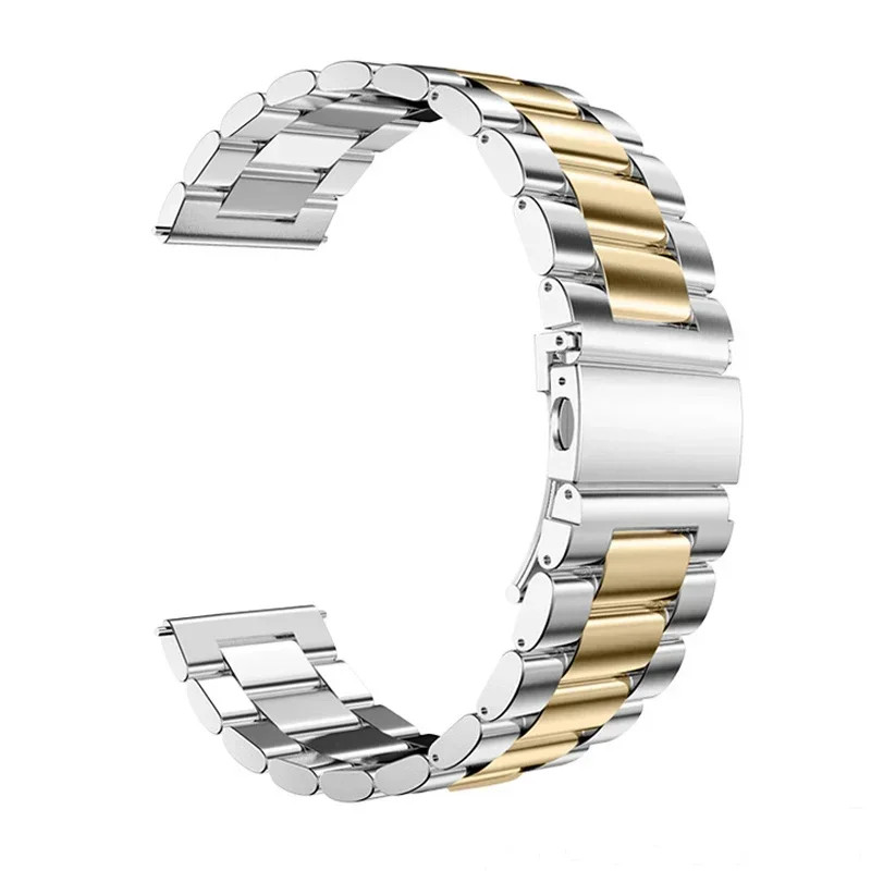 22mm Stainless Steel Watch Band Classic Link Strap For Movado Bold 3600261