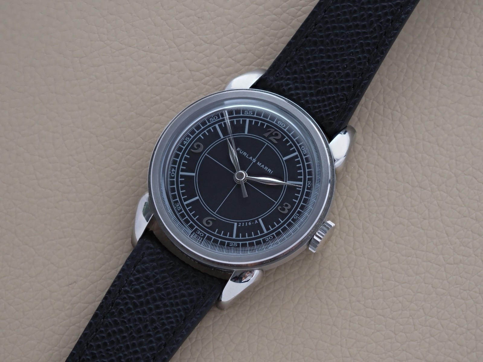 Furlan Marri Black Sector 37.5mm 20202 Black Dial Box Papers 2022