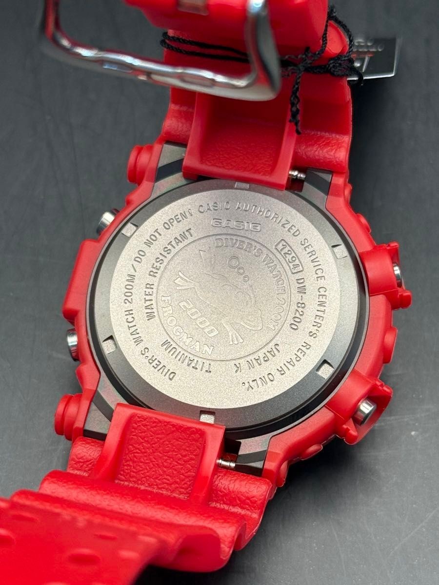 CASIO G-Shock Frogman DW 8200 Red Frog 2000 model Last 2 items FROGMAN Red