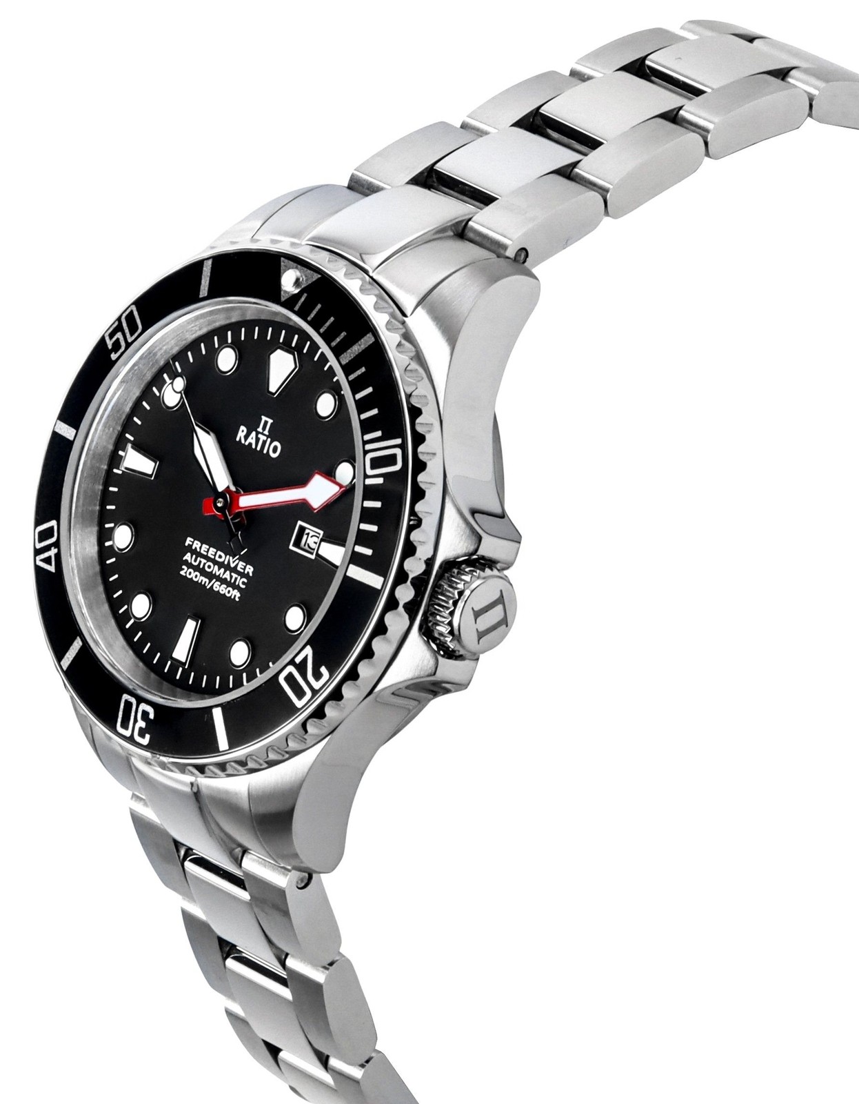 Ratio FreeDiver Black Dial Automatic Diver’s 200M RTFL831 Women’s Ladies Watch