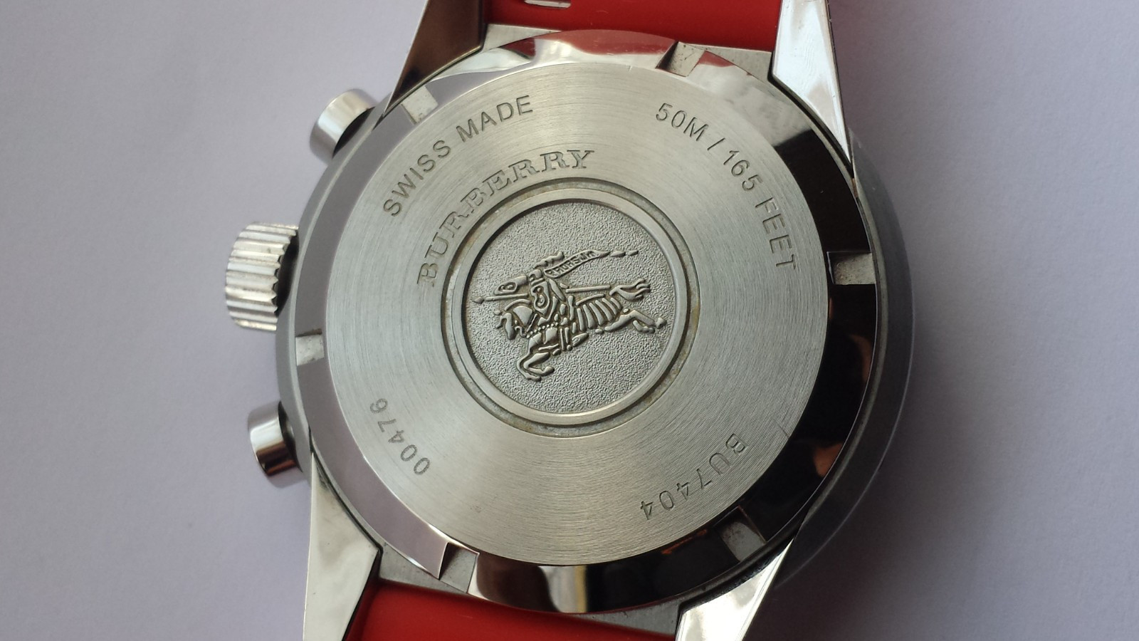 MENS BURBERRY BU7404 Analog-Digital Multi-Function Gents Swiss Made Watch Boxed