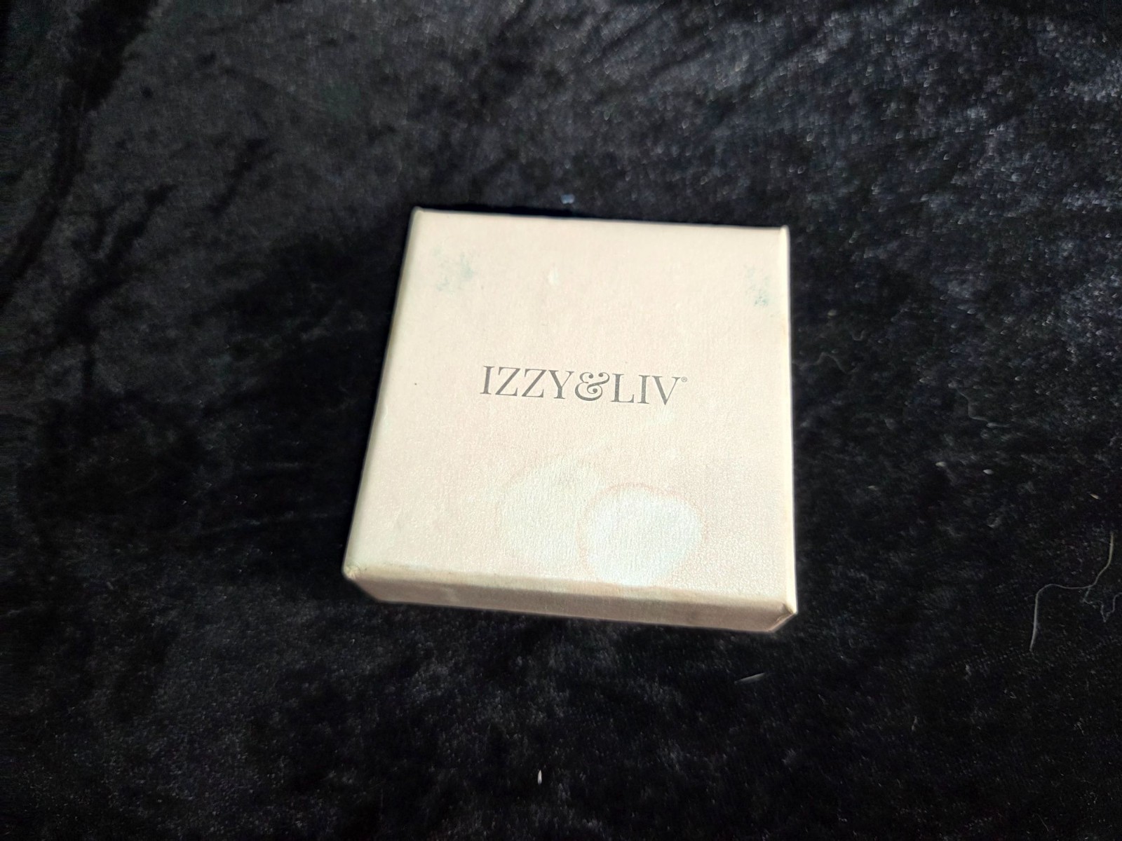 Izzy & Liv “Blessed Made” Gold Tone Script Pendant Necklace 18″ Adj Chain