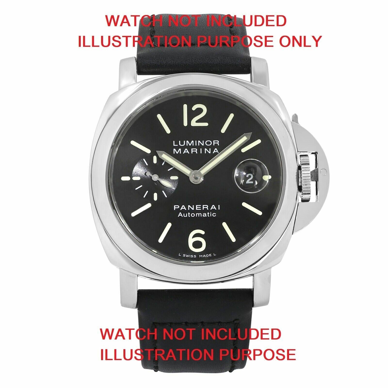 CROWN GUARD FOR PAM 44MM 47MM PANERAI 114 GMT LUMINOR 237 GHOST WATCH SHINY