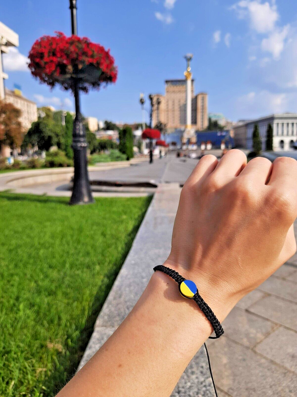 Ukrainian Flag Bracelet Blue and Yellow Jewelry Support Ukraine Unisex Bracelets