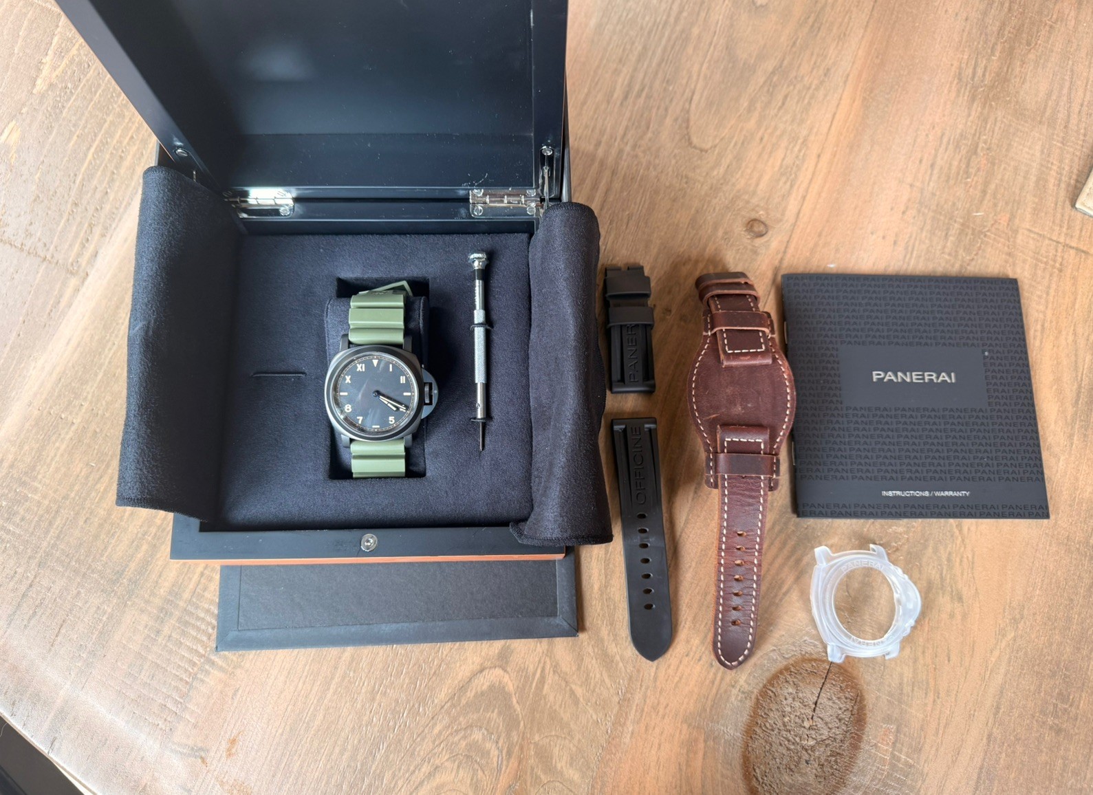 Panerai California 8 Days PAM00779 Titanium Complete Men’s Watch 44mm