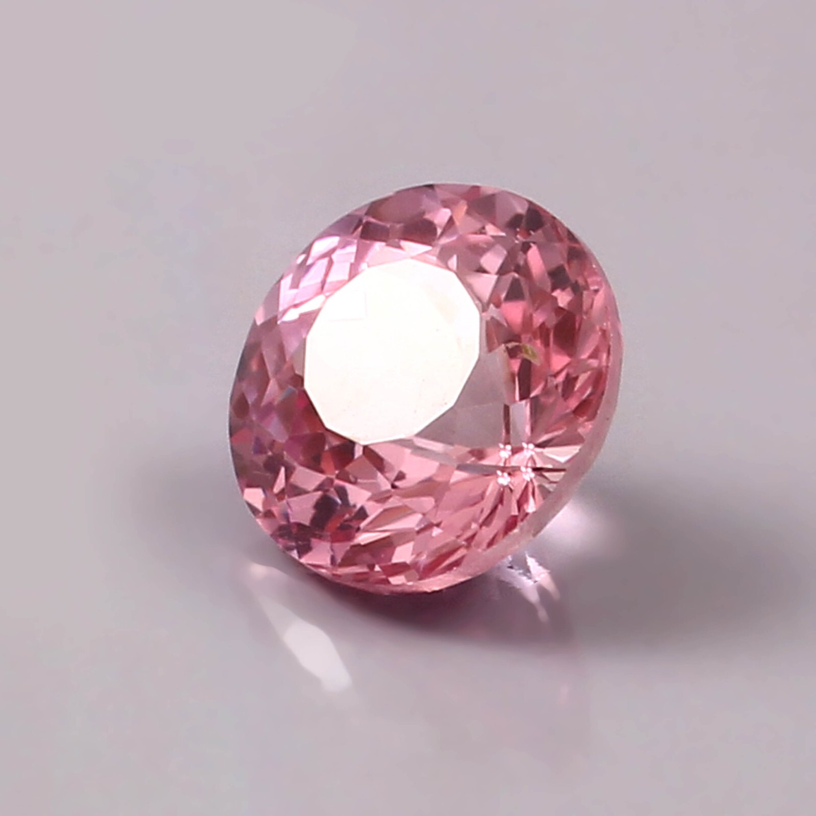 AAA Natural Pink Ceylon Padparadscha Sapphire Loose Round Gemstone Cut 11.50 MM