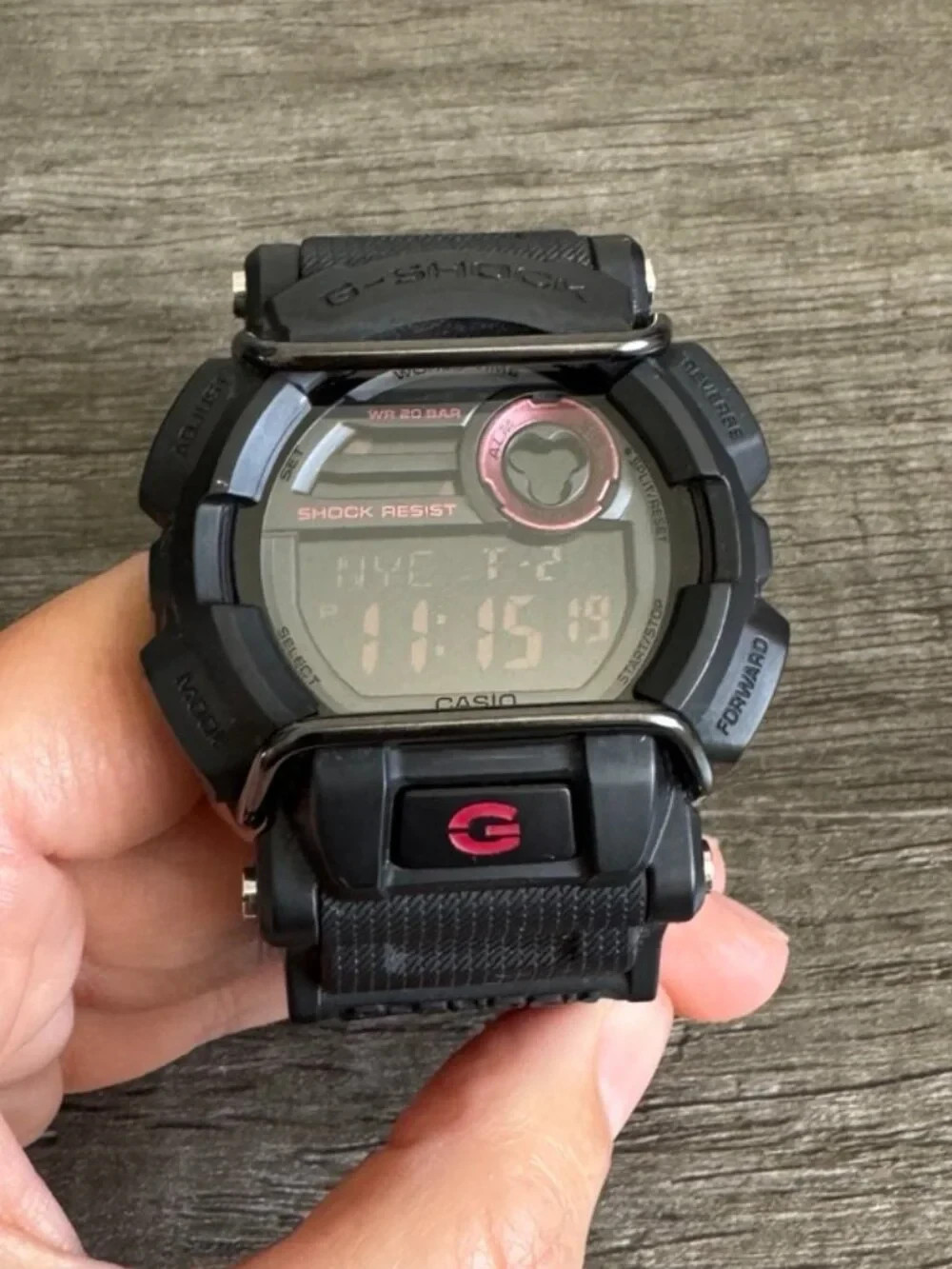 Used Casio G-Shock GD-400 Series GD400-1 Digital Watch