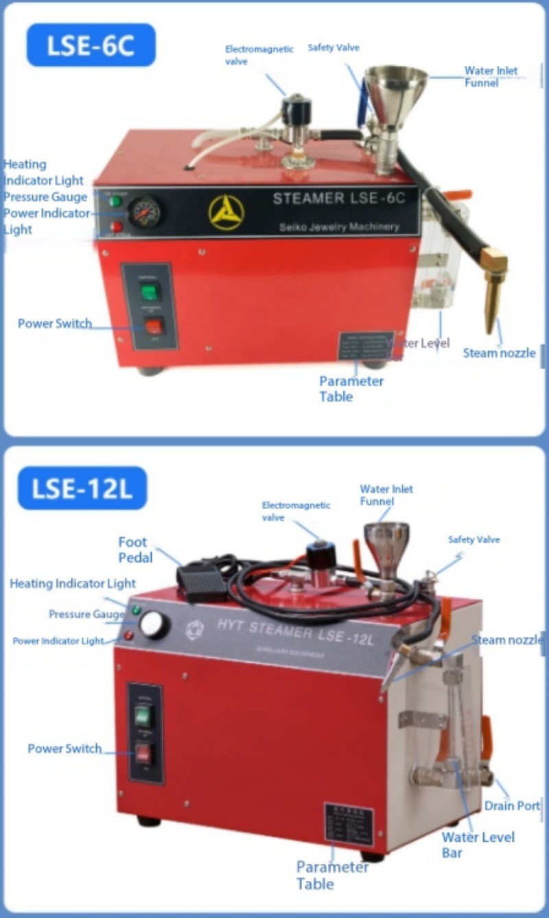 Steam Cleaner; Steam Sprayer; Small Steam Generator for Jewellery Plating