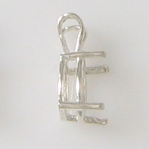 STERLING SILVER OVAL PENDANT .925 PRE-NOTCHED HANDMADE CPOVSS