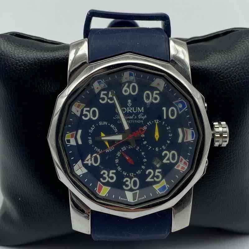 Corum Admiral’s Cup Competition Automatic Stainless Steel 41mm Watch Blue Rubber