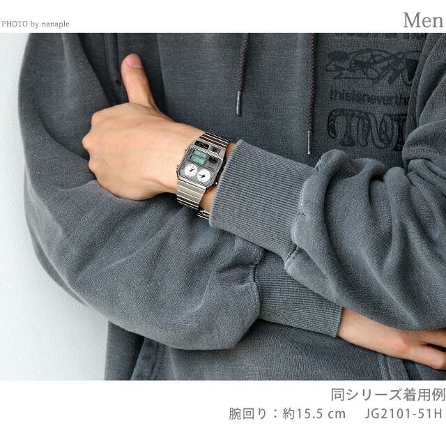 CITIZEN Ana-Digi Temp Reissue Model Warm Gold JG2104-53R New From Japan