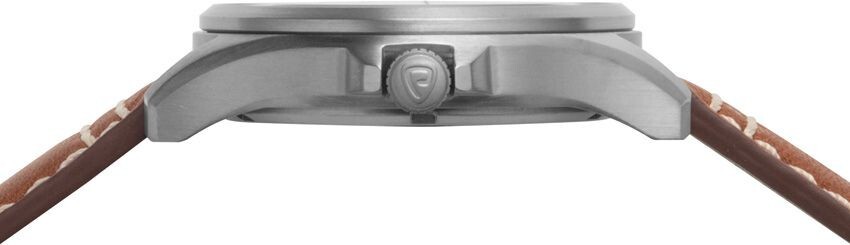 ProTek USMC Field Watch 3100 Series Titanium Case Leather Strap Quartz Movement