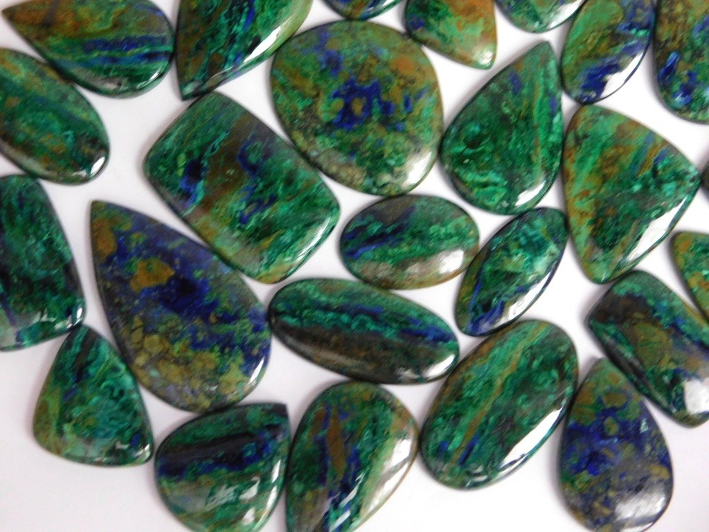 Natural Shattuckite Cabochon Gemstone For Making Jewelry Wholesale Lot 71333