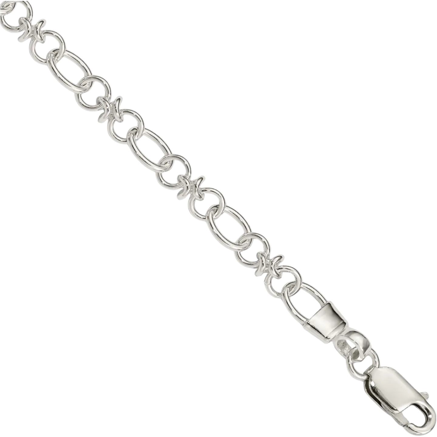 925 Sterling Silver Chain Bracelet