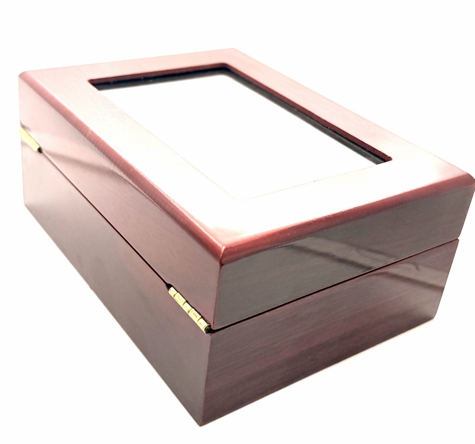 2 Holes Wooden Ring Box