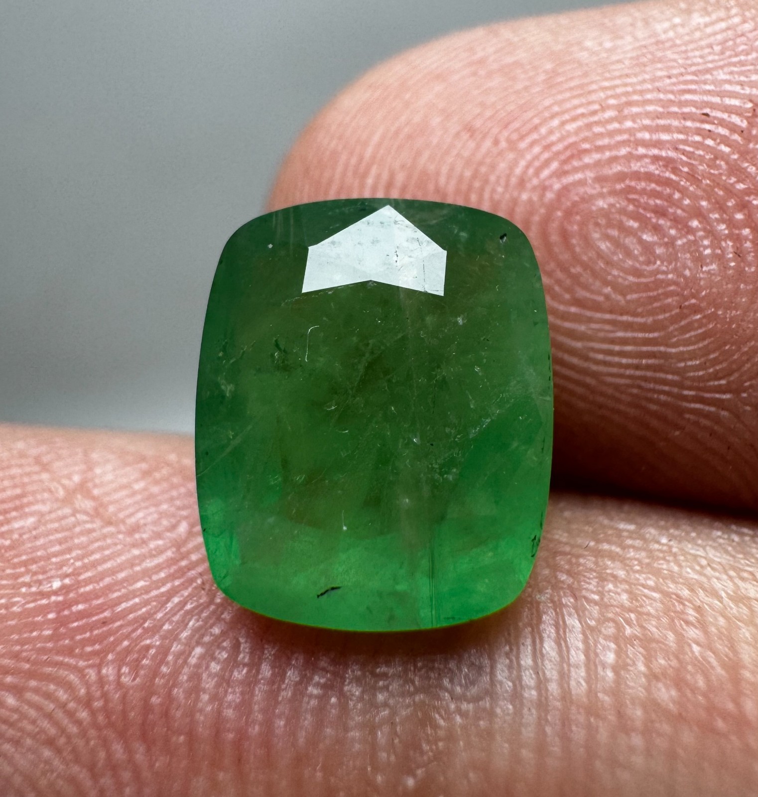 2.80 Carat Rare Transparent Green Hauyne Cut Gemstone From @Afghanistan