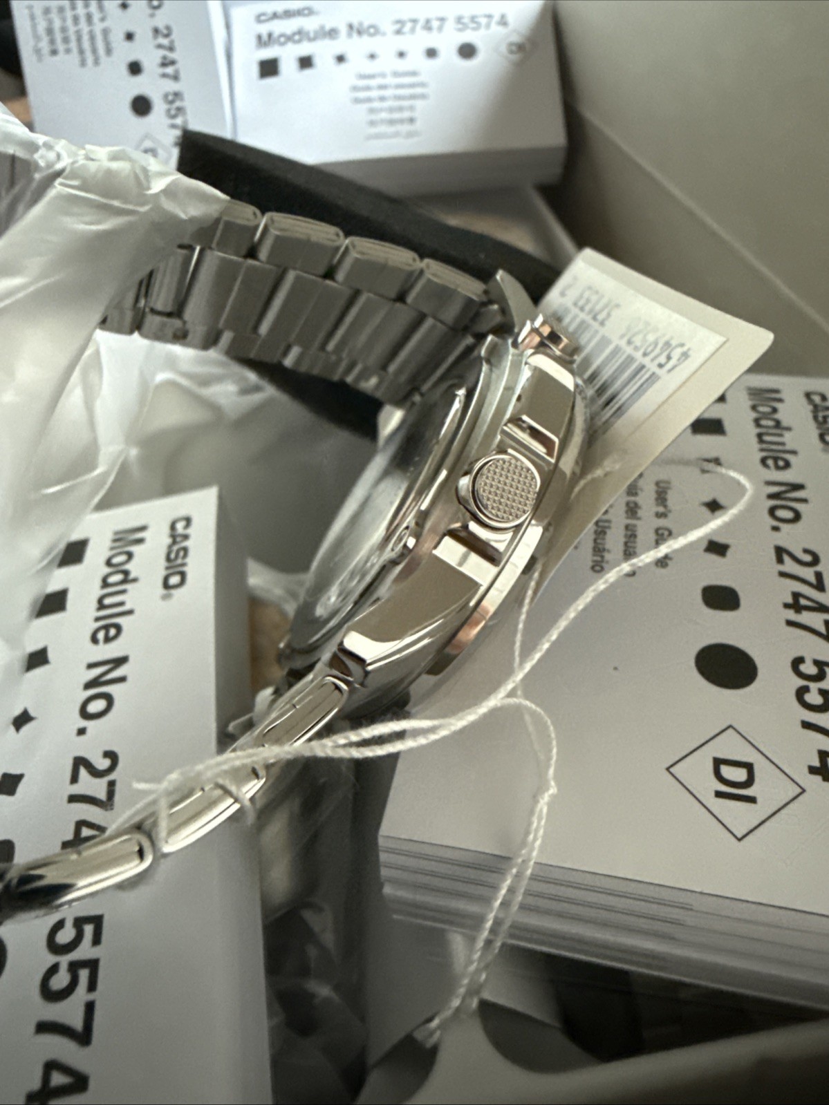 Casio AMW880D-9A Ana-Digi Sporty Design Stainless Steel Band Watch
