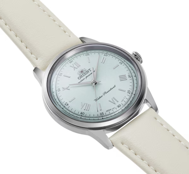 ORIENT RN-WK0002E Classic Orient Bambino 38 Solar Powered Ladies Leather