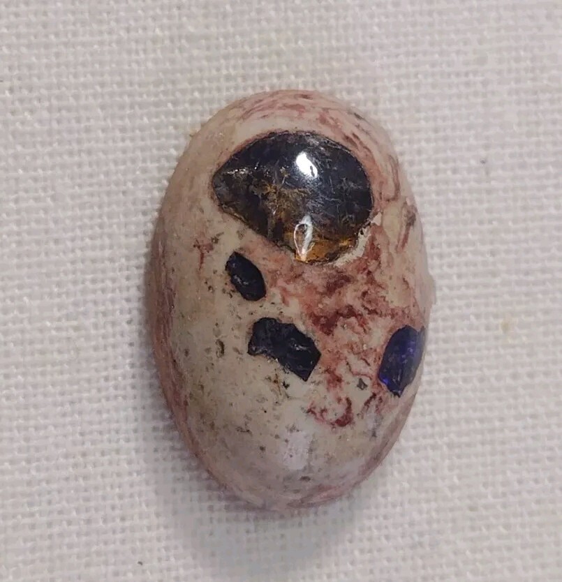 13.0 Ct. Mexican Cantera Fire Opal Stone, Oval, 19x12x6mm.