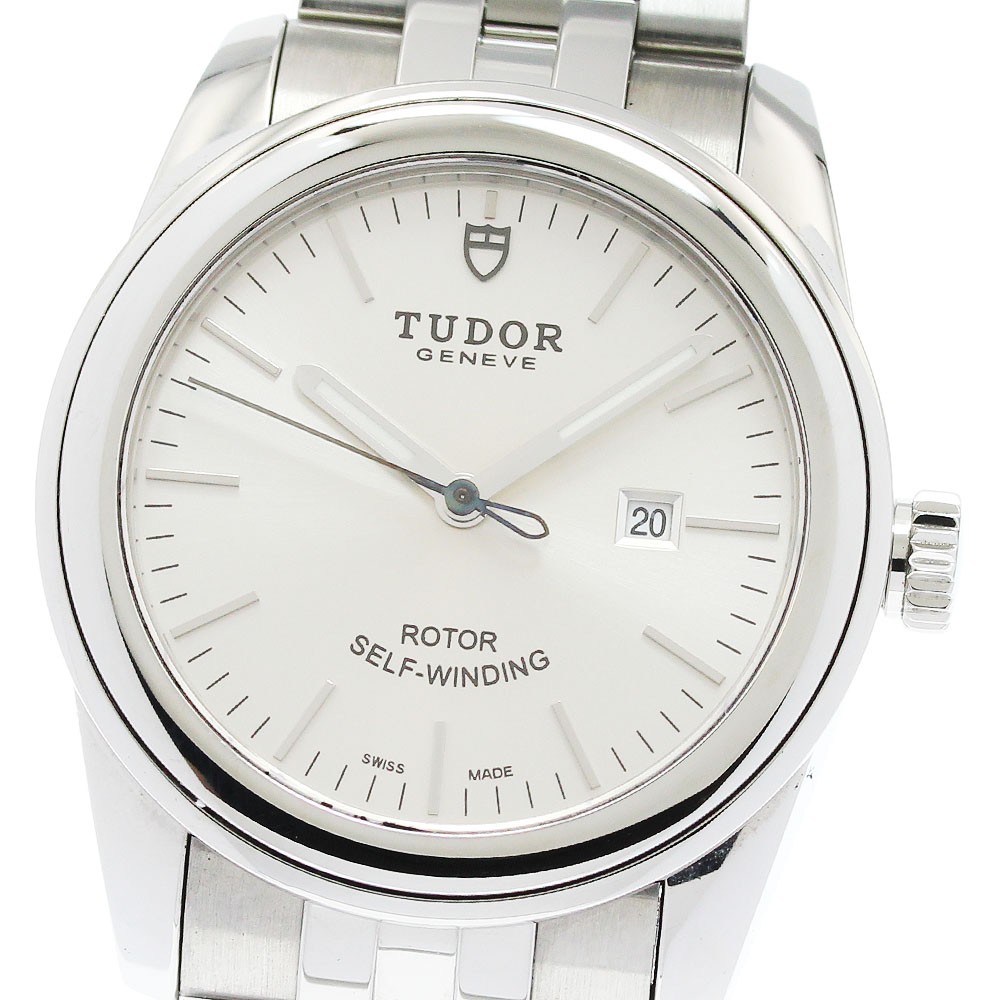 TUDOR Glamor date 53000 Silver Dial Automatic Ladies Watch_956077