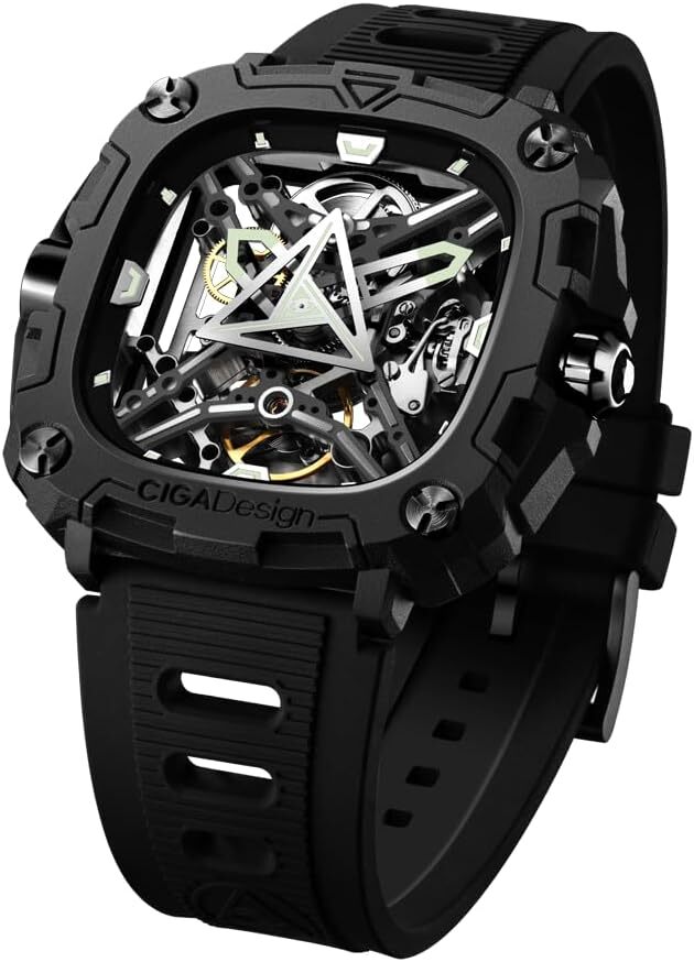 [CIGA Design] Watch Automatic Series X Eye of Hours X051-BB01-W5B Men’s Black