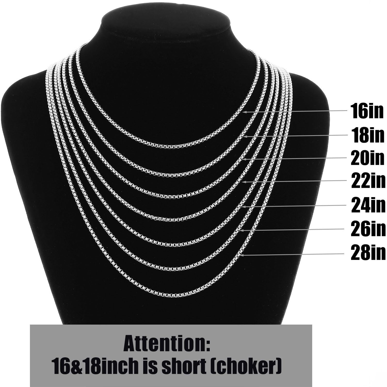 Fiusem Black Cross Necklace for Men, Plated Mens 20.0 Inches,