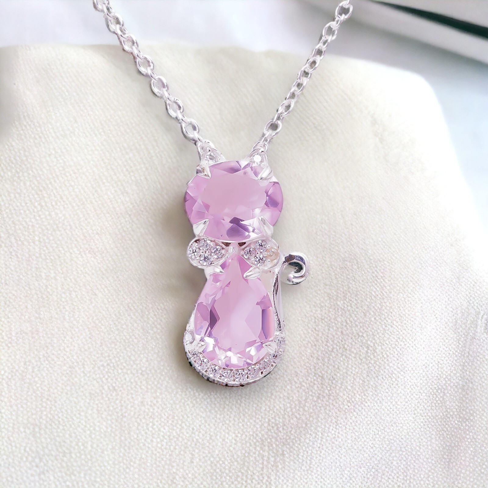 Natural Morganite Gemstone Indian Jewelry 925 Sterling Silver Pendant For Women