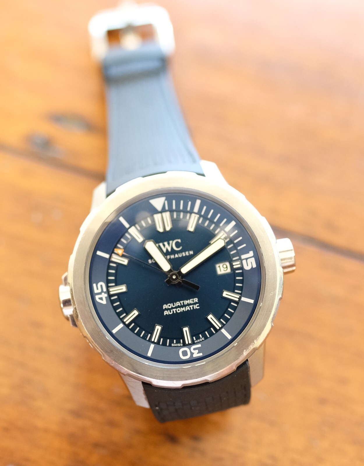 IWC Aquatimer Cousteau Automatic Steel Mens 42mm Watch IW3290-05 – Used